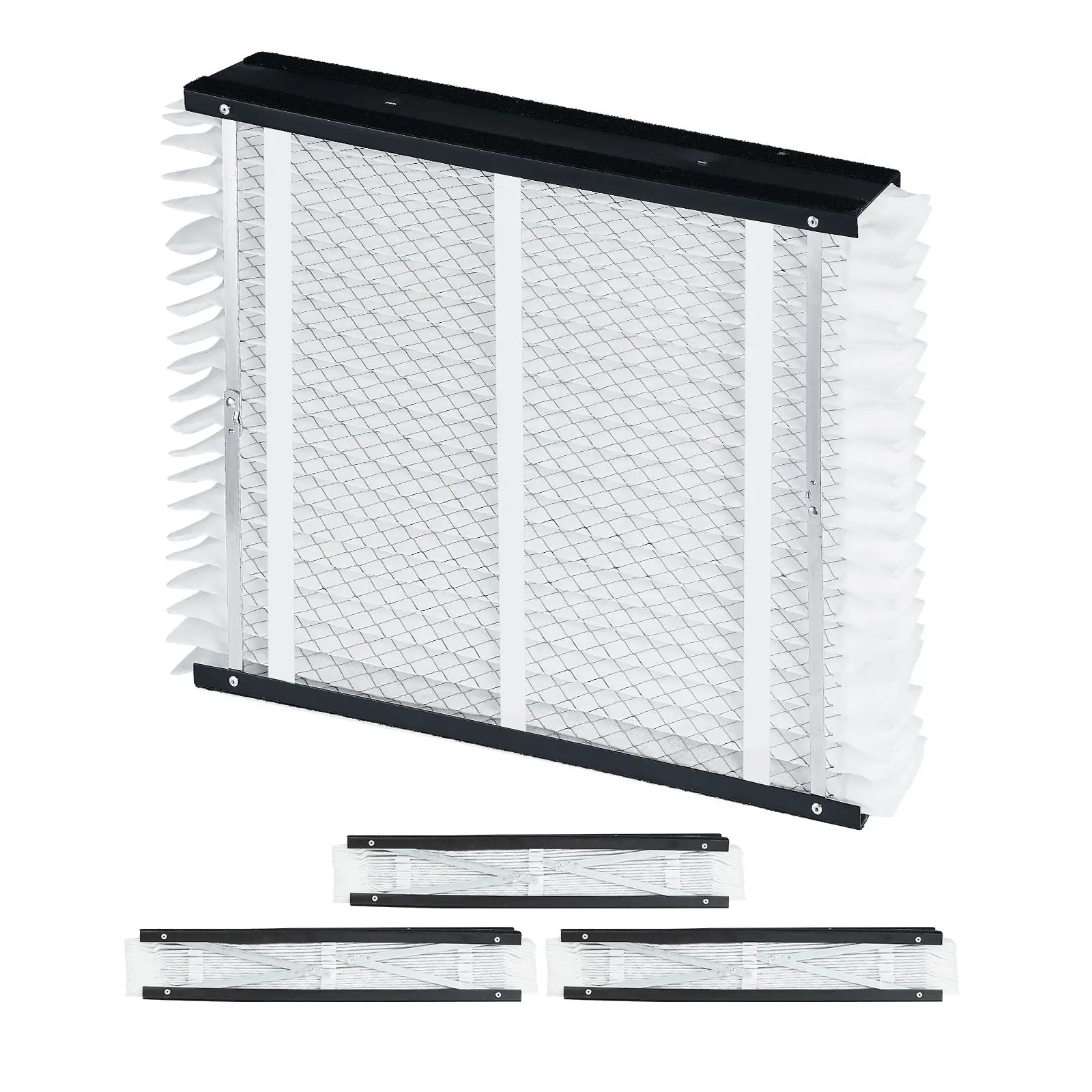 20 x 25 x 4 Furnace Filter, MERV 13 HVAC Ac Filters,12-Month Electrostatic Pleated Air Conditioner Filters, 4-Pack (Actual Size: