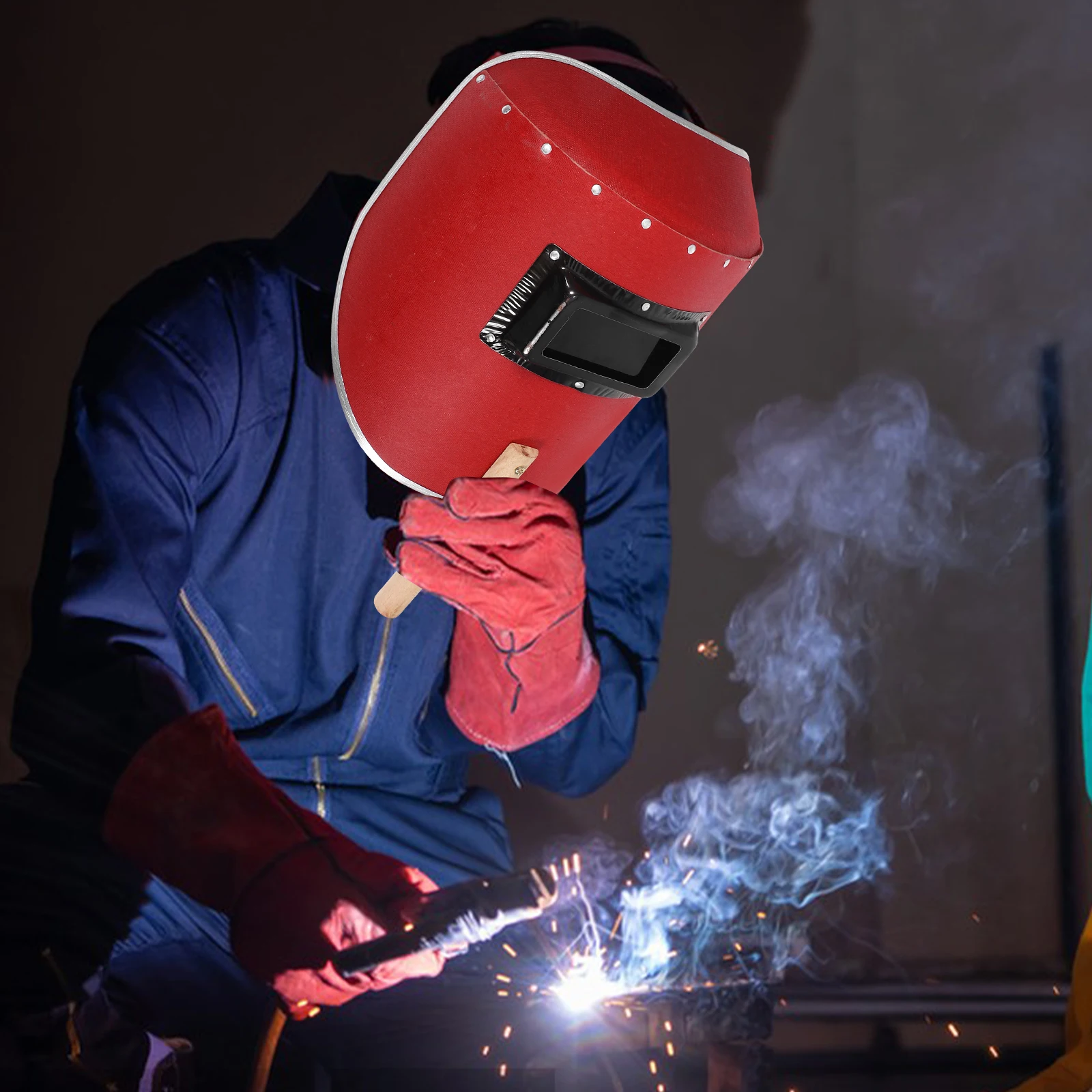 

Advanced Welding Half High Transparency Lens Lightweight Comfortable Protection Sparks Splashes Radiation