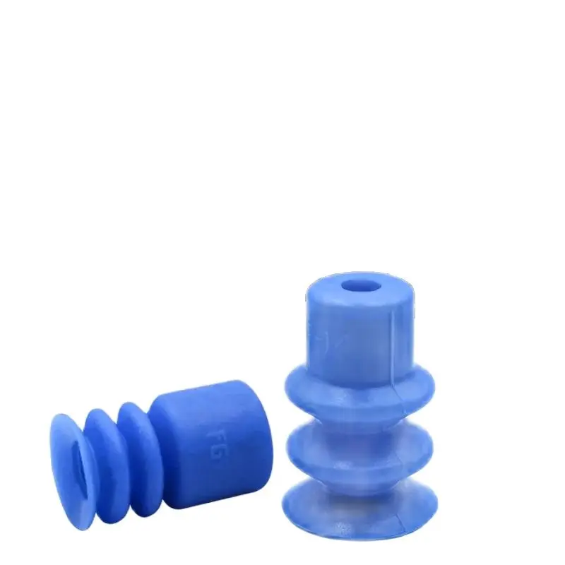 5PCS Mechanical Arm Strong Ripple Industrial Pneumatic Three-layer Vacuum Suction Cup Accessories FSG9/14/18/25/52