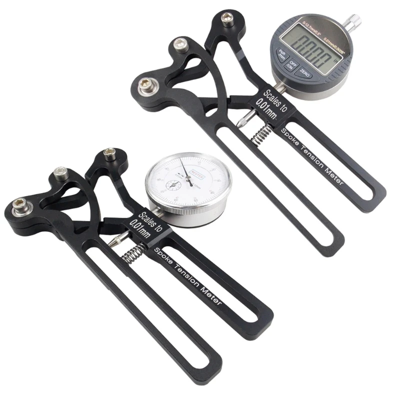 Bicycles Tension Meter Measuring Tool Aluminum Alloy Bike Spokes Indicators Bike Wheel Spokes Checker Easy to Use 24BD