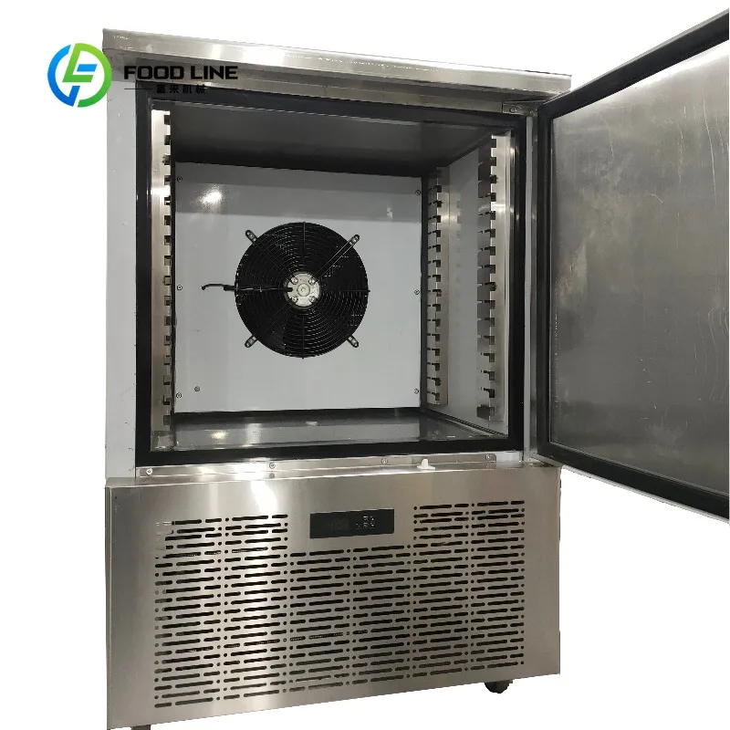 Customized Lower Food Temperature Quickly and Safely Fast Deep Shock Blast Freezer Chiller/Quick-freezing Cabinet 24 /30 Trays