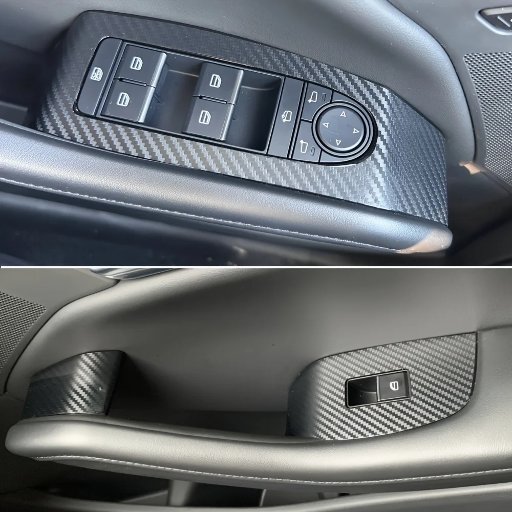 Für MAZDA 3 Axela 2020-2023 Innenraum Mittelkonsole Türgriff 5D Carbonfaser-Aufkleber Dekor Auto-Styling Zubehör – Detail 12