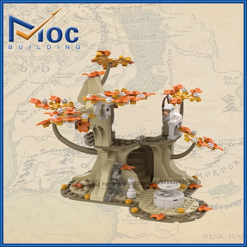 Moc blocos de construção famoso castelo arquitetura modelo clássico filme cena diy montar tijolos coleção exibição presentes natal