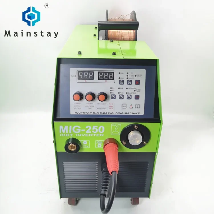 Mainstay Professional Synergic Soldadura Mig Welders 250amp 4 in1 Welding Machine MIG 250