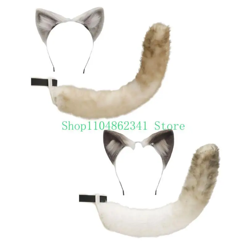 5ASD CATS EARS FOXES TAIL