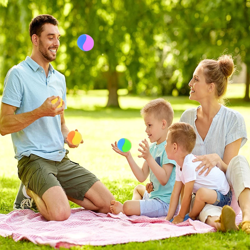 1/3/6 قطعة لعبة الكرة لينة الأطفال ألعاب رياضية في الهواء الطلق ممارسة الجسدية لعبة الدعائم اكسسوارات الوالدين والطفل آمنة للأطفال هدايا TMZ