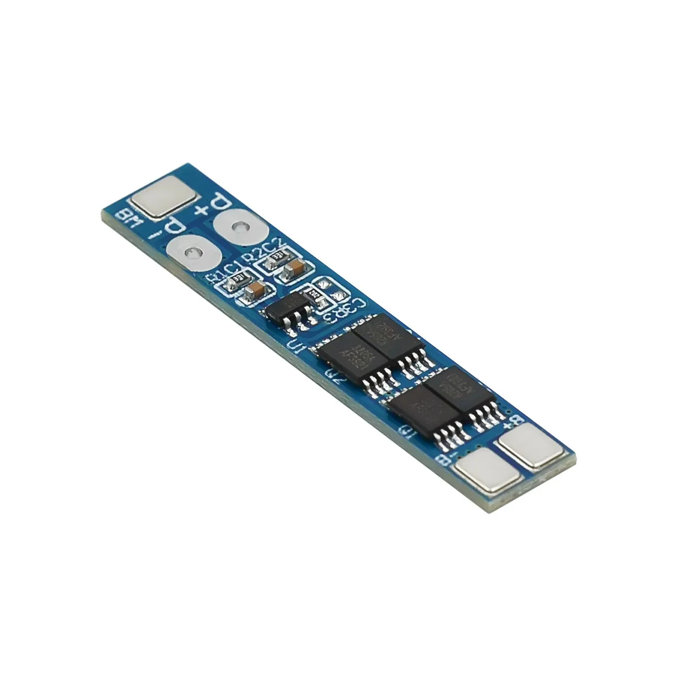 2 strings of 7.4V18650 lithium battery 8.4V polymer lithium battery 8A working current 16A current limiting protection board
