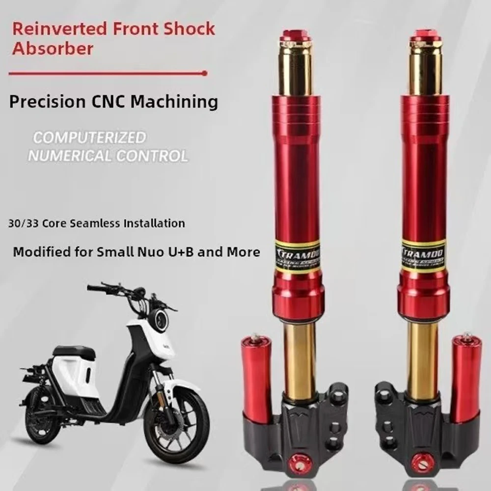 30/33core 360/385mm Motorcycle Inverted Front Shock Absorber For Yamaha Cygnus-X BWS RSZ Little Turtle Niu N1S/U+B Scooter