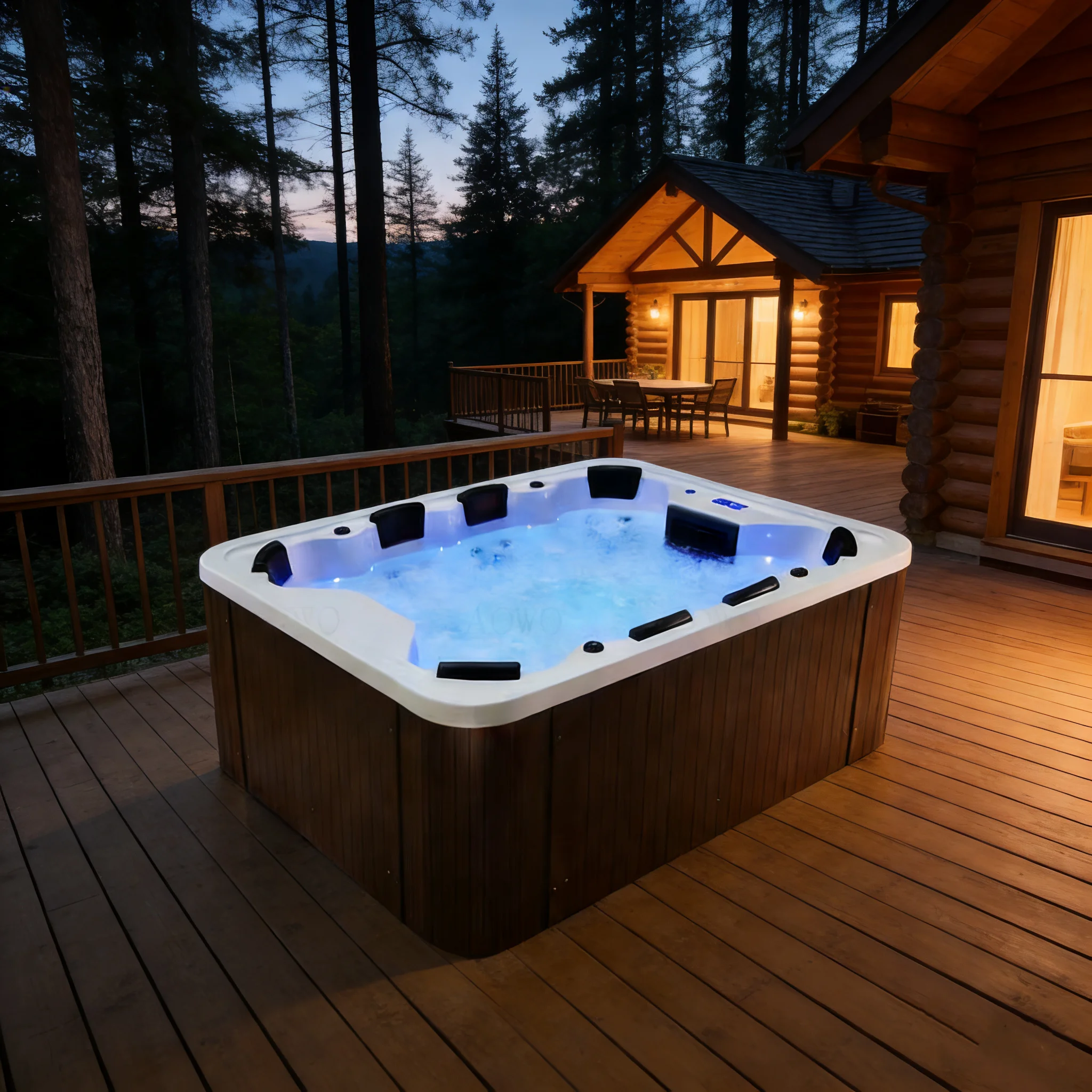 Outdoor Spa Tub Pool Spa For 6-8 Persons Outdoor Hot Bathtub Grande Groupon Hot Tub