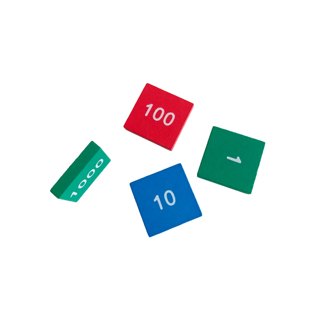 Montessori ของเล่นคณิตศาสตร์แสตมป์เกมอุปกรณ์การศึกษาการบวกลบคูณ Dvision ตารางการเรียนรู้เลขคณิต