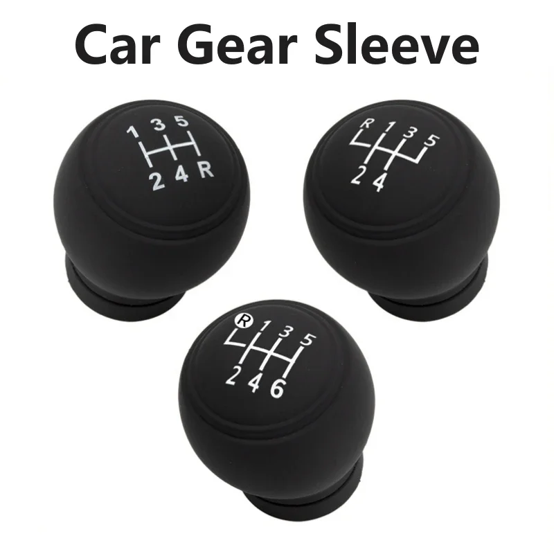 

Gear Shift Knob Silicone Cover Gear Rod Protector Dustproof WaterProof Lever Handle Skin Nonslip Manual Shifter Universal