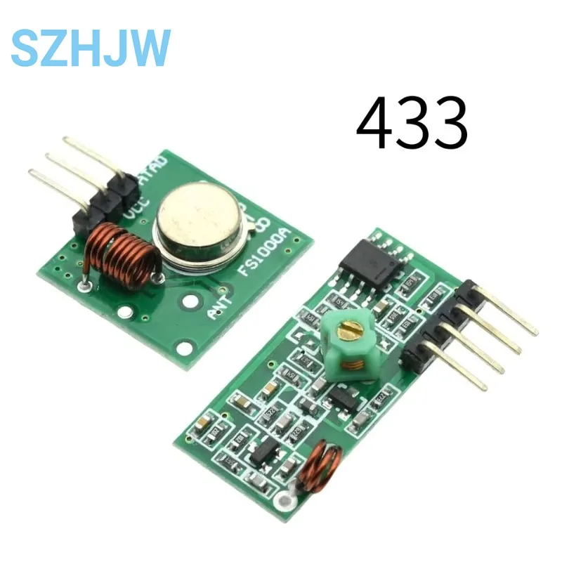 Wireless Receiver Module Super Regenerative Module Radio Transmitter Receiver Transmitter Receiver 433/315MHz Frequency