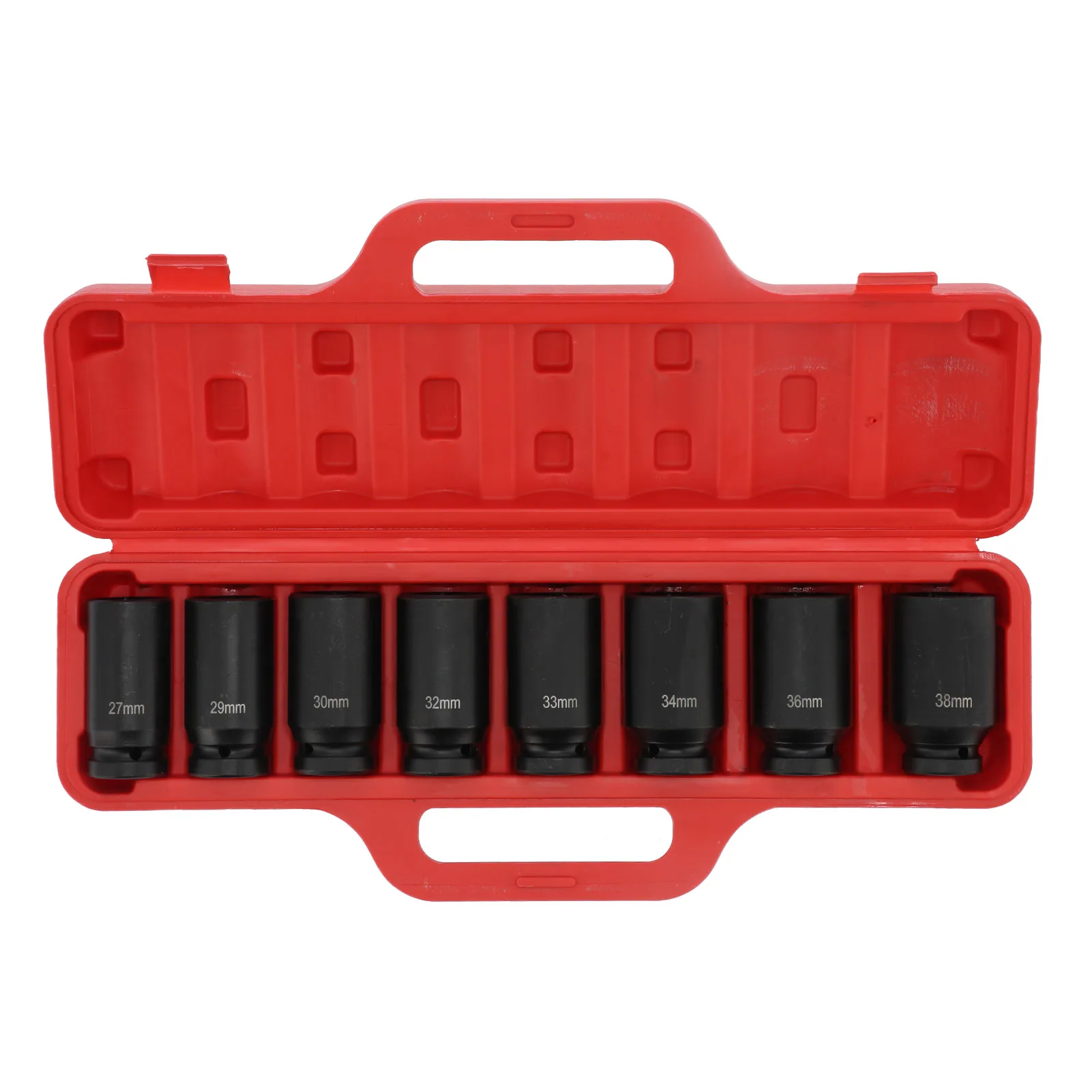 

8 шт., 6-точечный ударный глубокий набор розеток с высоким крутящим моментом, метрический хром-ванадиевый | Зарубежный склад Быстрая доставка