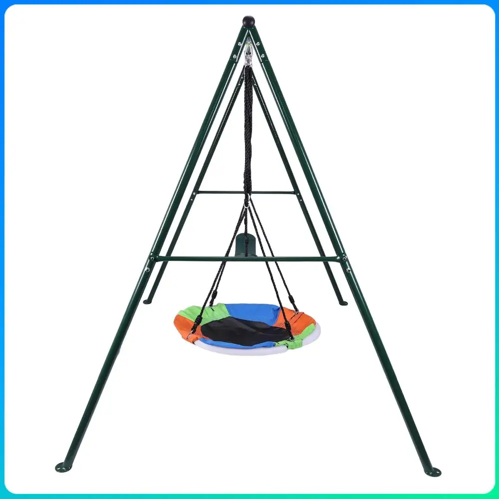 Multi-Purpose Swing Frame Wear Resist Triangular Frame Hammock Rack Multi-Purpose for Universal Swing Soft Board Swing