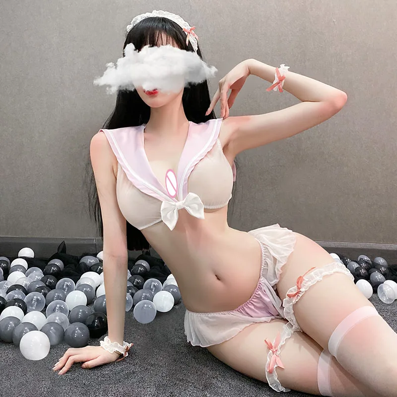 

Сексуальное нижнее белье, эротический Косплей костум, Kawaii Kant, набор руд, роза, Сейлор, Школьный костюм