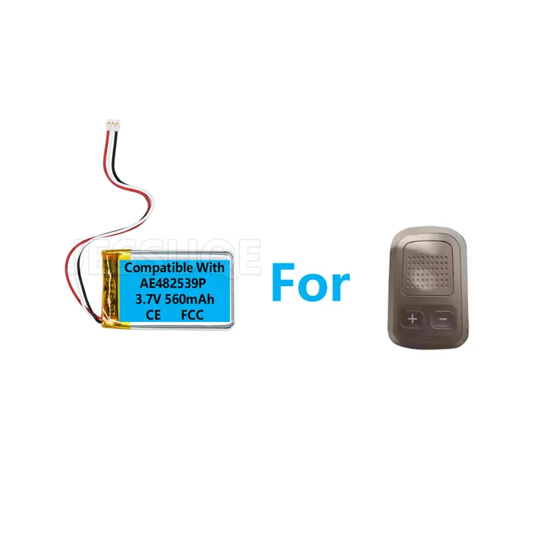 Tools Gift +Original Replaces 560mAh AE482539P Battery For Phonak Compilot II 2 2nd Gen Deaf-Aid Audiphone Hearing-Aid AKKU