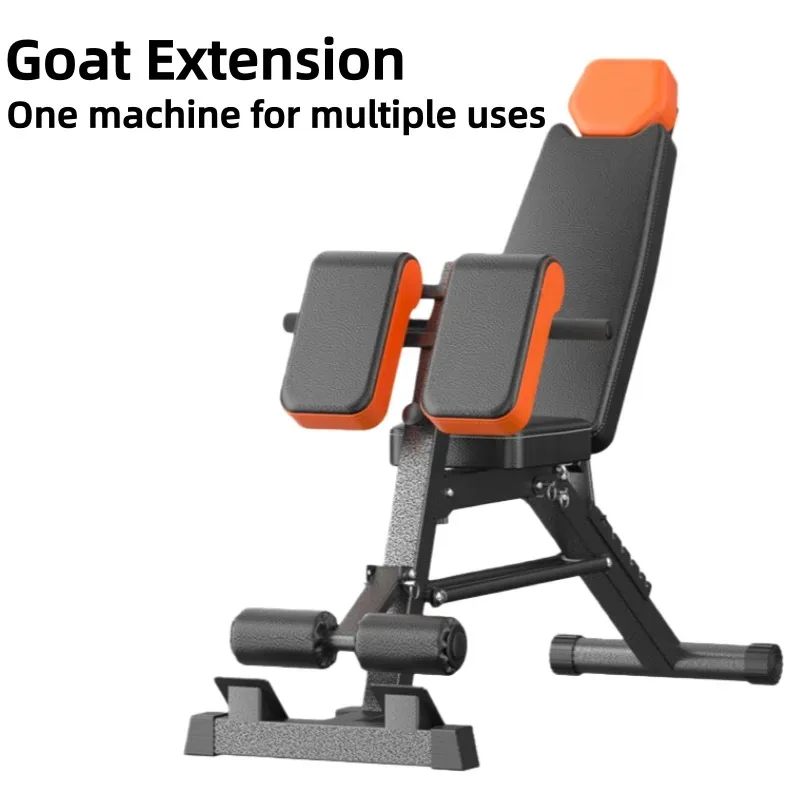 【Hot】Bench press stool dumbbell stool Roman chair household multi-functional goat upright indoor fitness equipment Integrated Fi