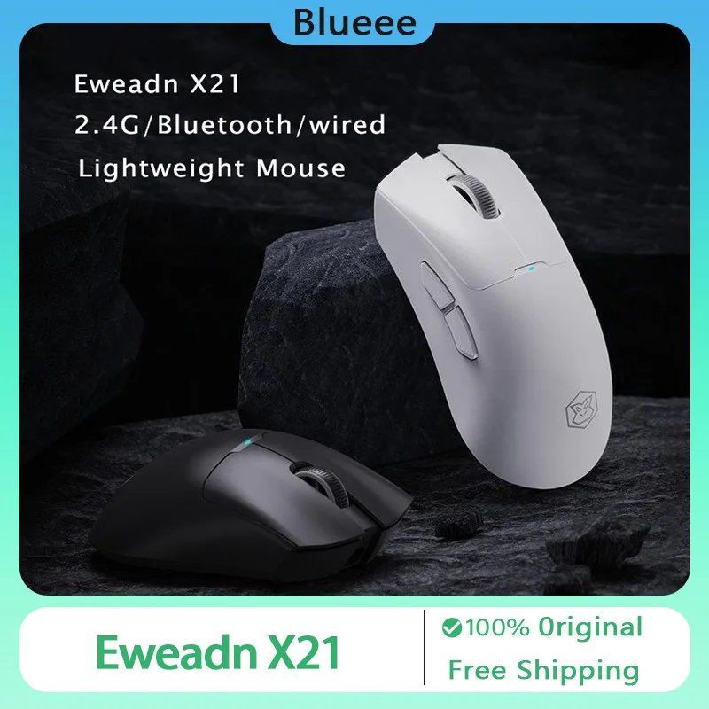 

Беспроводная Bluetooth-мышь Eweadn X21, тройная легкая мышь PAW3311 E-Low Delay, Спортивная игровая мышь для ПК, геймеров, аксессуары для ноутбука