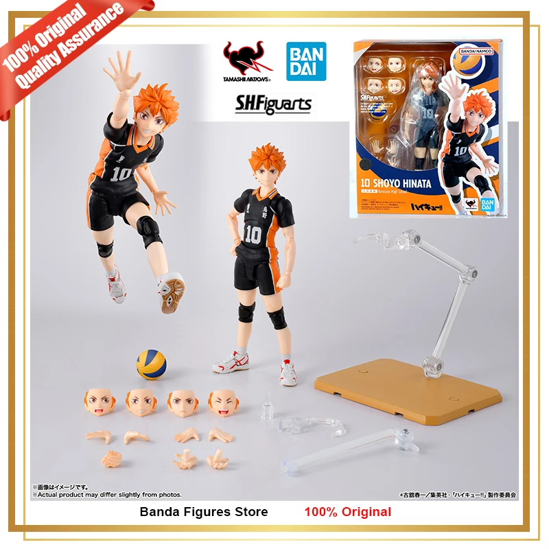 original-bandai-shfiguarts-shf-haikyu-shoyo-hinata-in-stock-anime-action-collection-figures-model-toys