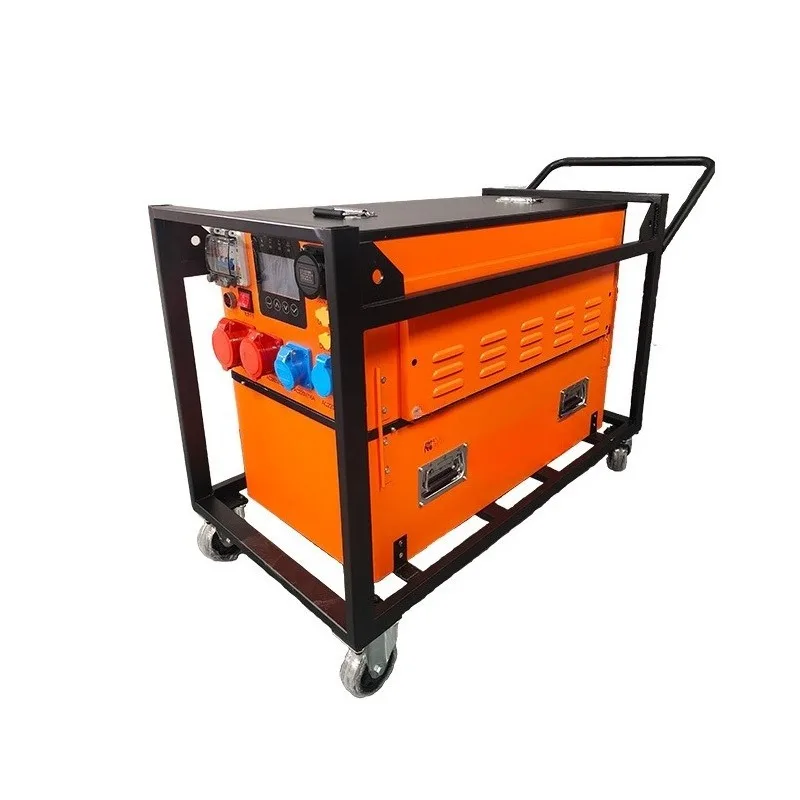 Outdoor large-capacity and high-power municipal construction sites carry emergency 220V mobile power supplies