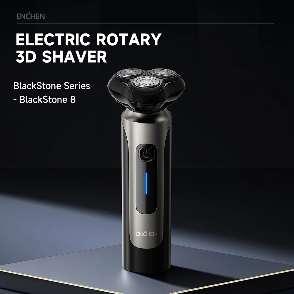 ENCHEN Blackstone 8  Electric Shaverfor Men Head Shaver, Electric Shaving for Men, Waterproof Rechargeable Wet and Dry Shaver