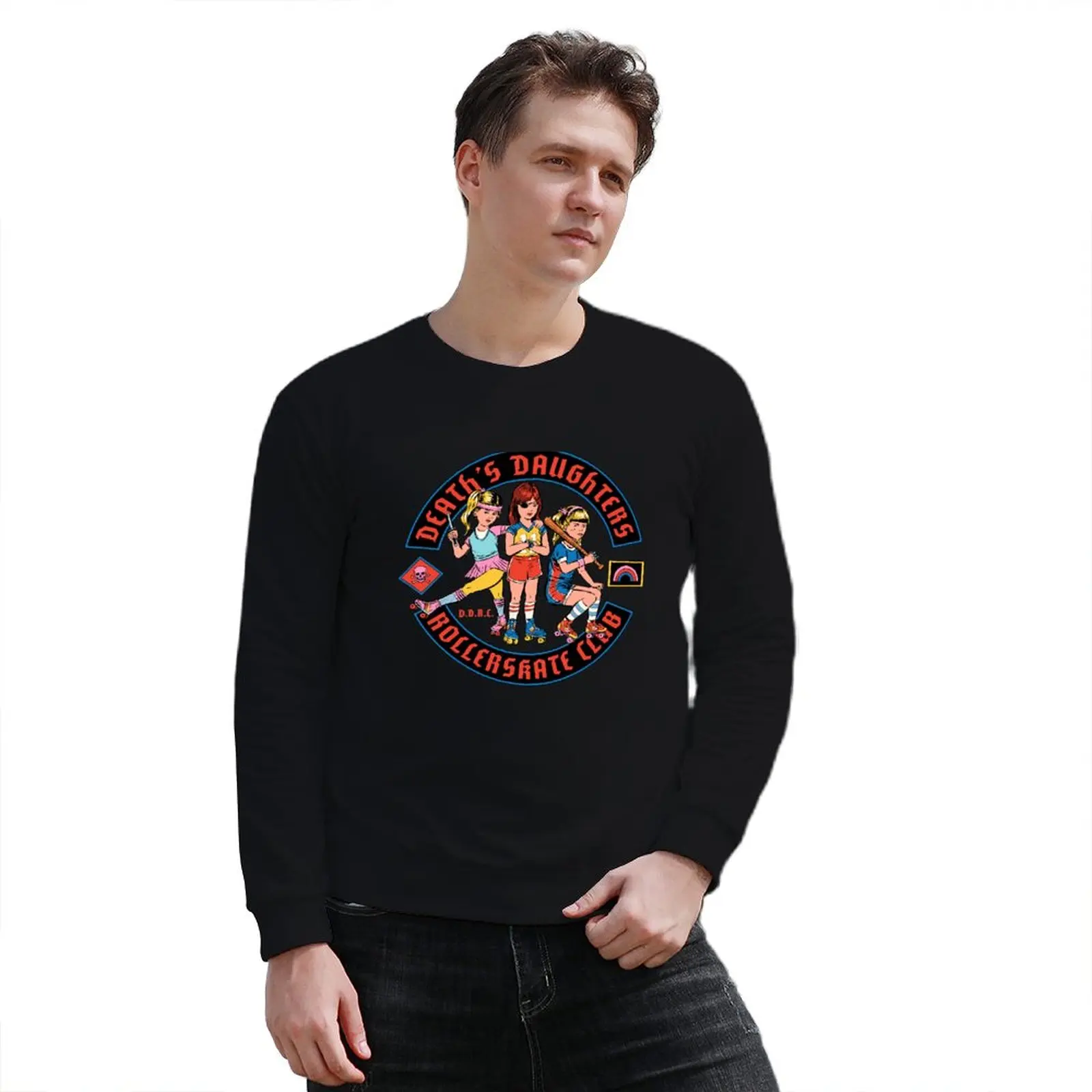New D.D.R.C. Sweatshirt men wear men clothing anime clothes oversize sweatshirts