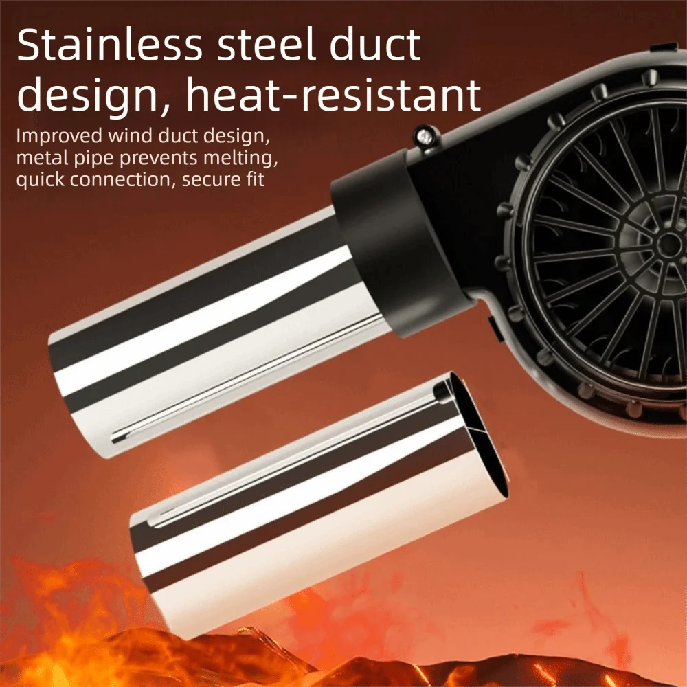 

Easy To Carry USB Power Supply USB BBQ Blower Adjustable Speed Handheld Barbecue Fan Barbecue Blower Quick Grill Ignites
