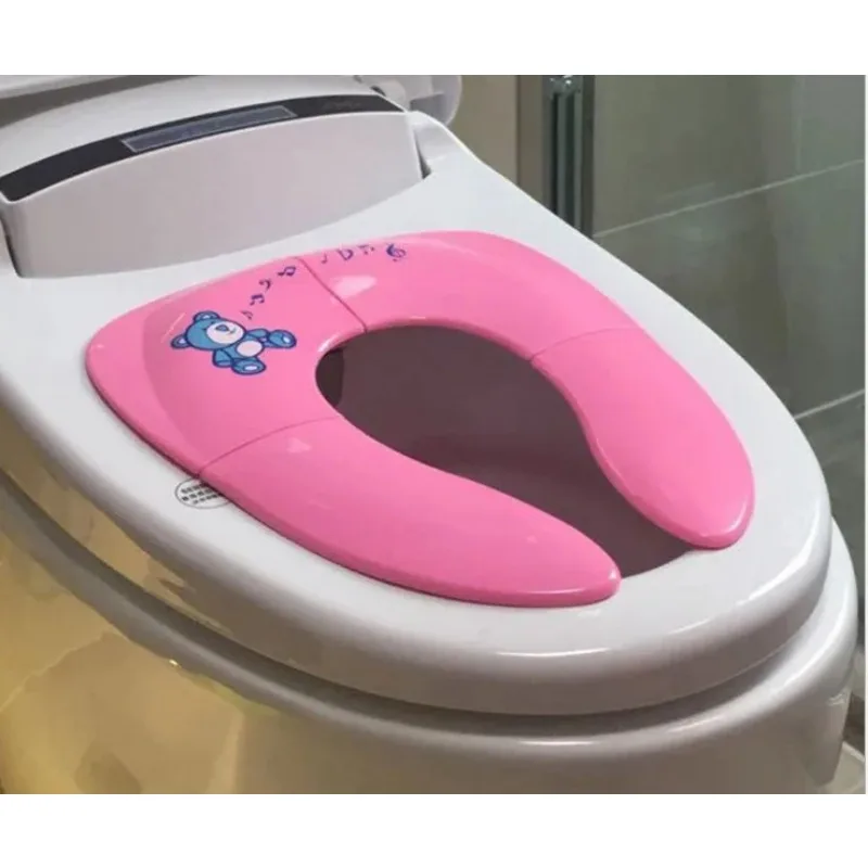 

Baby Travel Toilet Training Seat Folding Potty Seat Toddler Portable Kids Travel Potty Seat Pad Urine Assistant Cushion