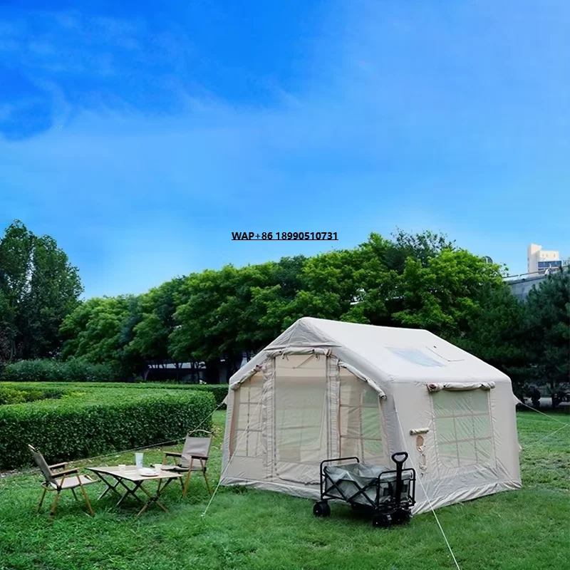 

Outdoor Tent 8 square Meters Automatic Pop-Up Air Tent Air Oxford Fabric Glamping Inflatable Feature for Outdoor Activities