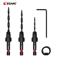 EZARC 5pcs Countersink Drill Bit Set, 1/4\