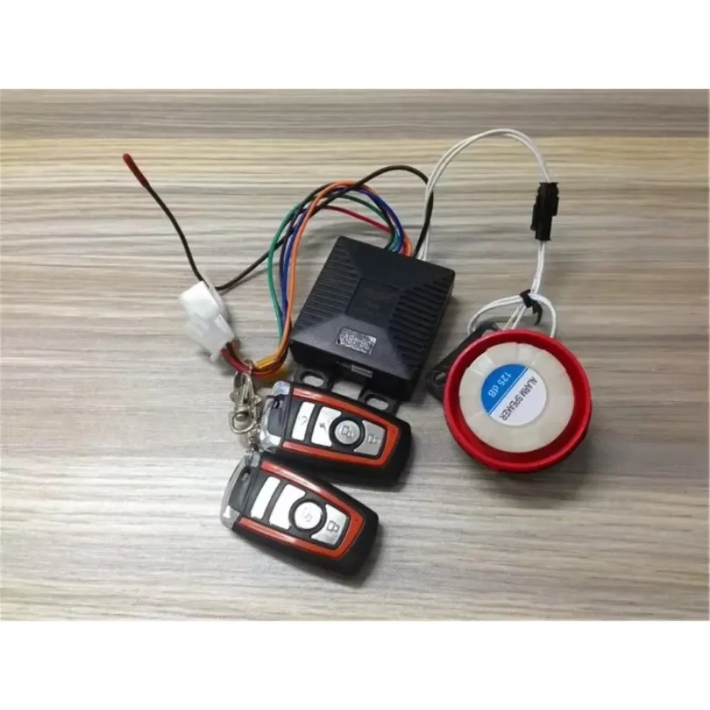 For Electric vehicle anti-theft 36V48V60V72V84v96 dual remote anti-cut line alarm off bottle