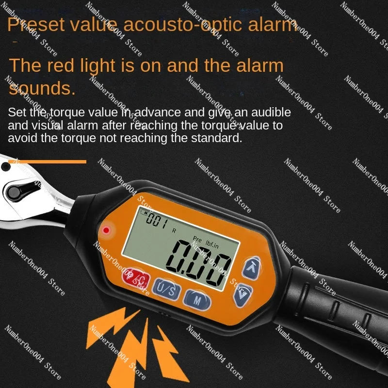 Electronic digital display preset torque wrench Torque industrial high precision adjustable kilogram wrench set