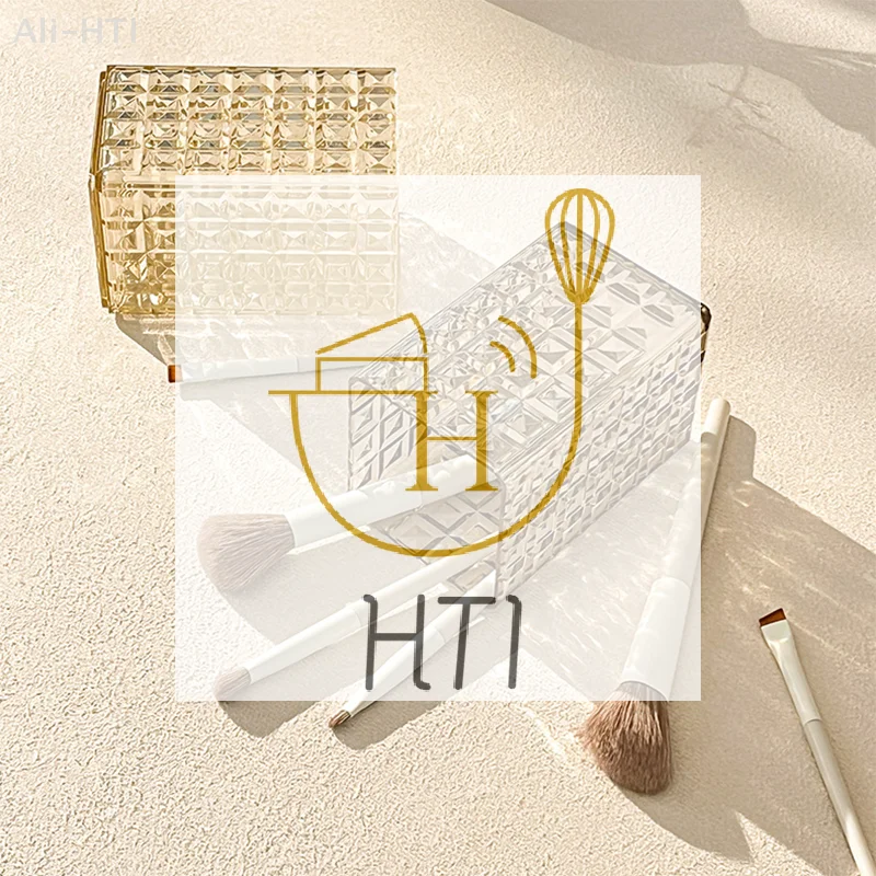 

Ведро для хранения кистей для макияжа, держатель для косметических кистей, чашка, прозрачный держатель для ручек, косметическое хранилище для туалетного столика