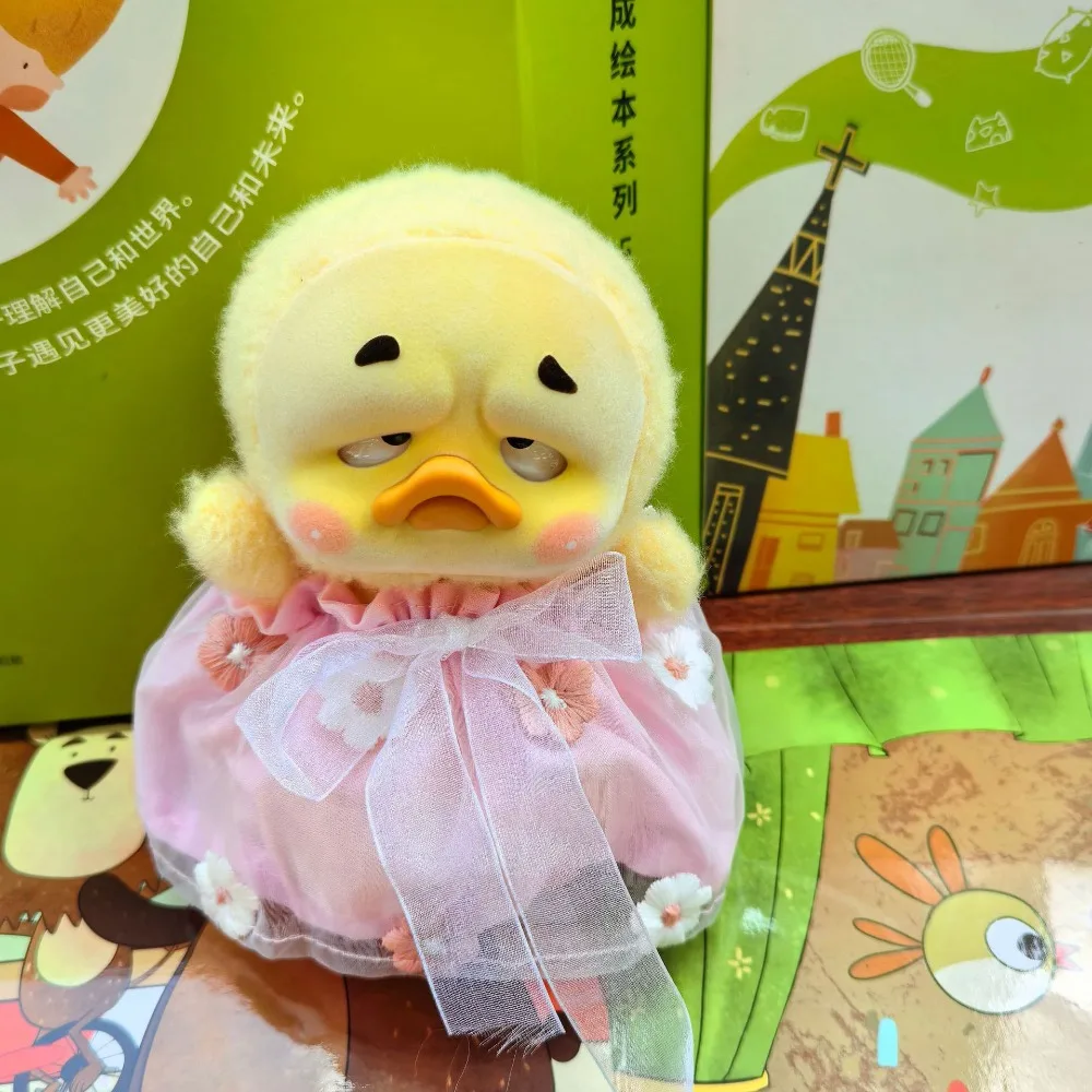 Upset Duck 15cm Annoying Duck Clothes Kawaii Changing Dressing Game Handmade Doll Clothes Cotton Doll DIY Dress Up