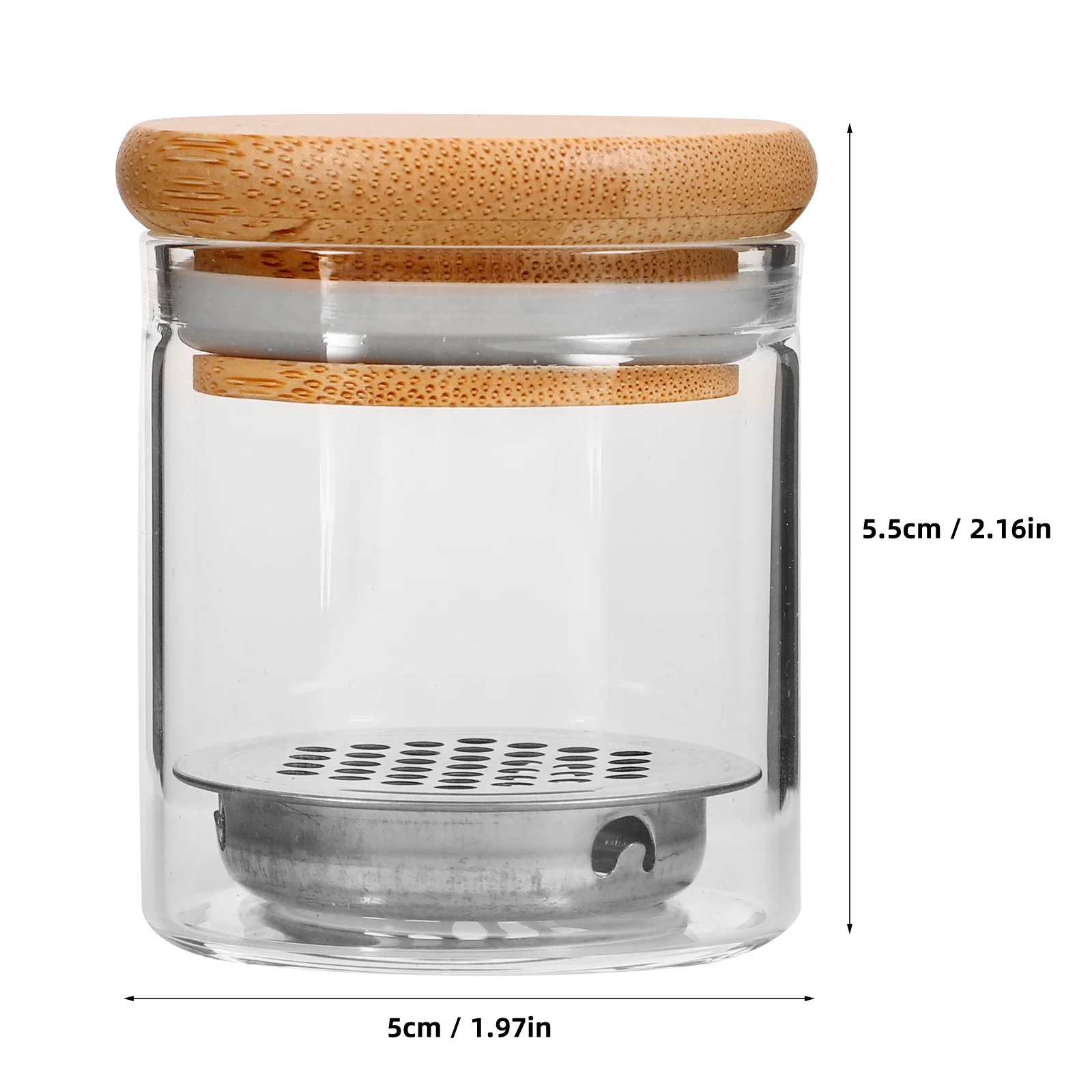 Glass Nail Dish Cup Large Capacity Sparkling Glitter Manicure Brush Washer Holder For Acrylic Nails Wash Tool Nail Art