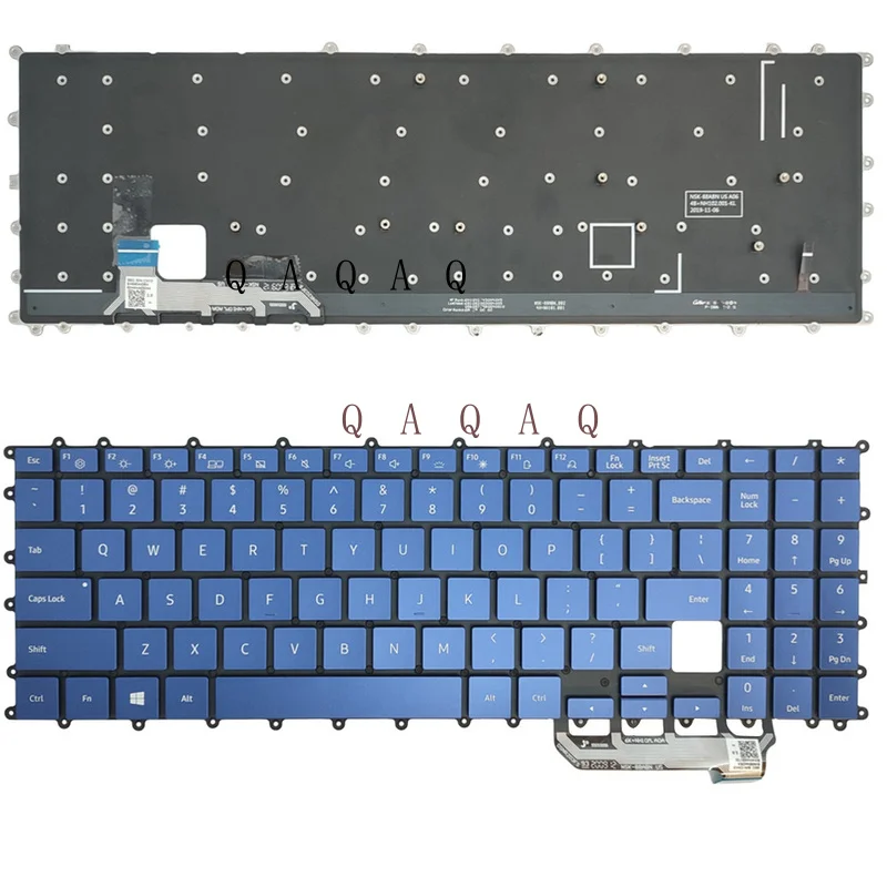 

Клавиатура QA US для Samsung NP950QCG K01CA K01DE K01US K03US X01DE BA5904428A Синяя