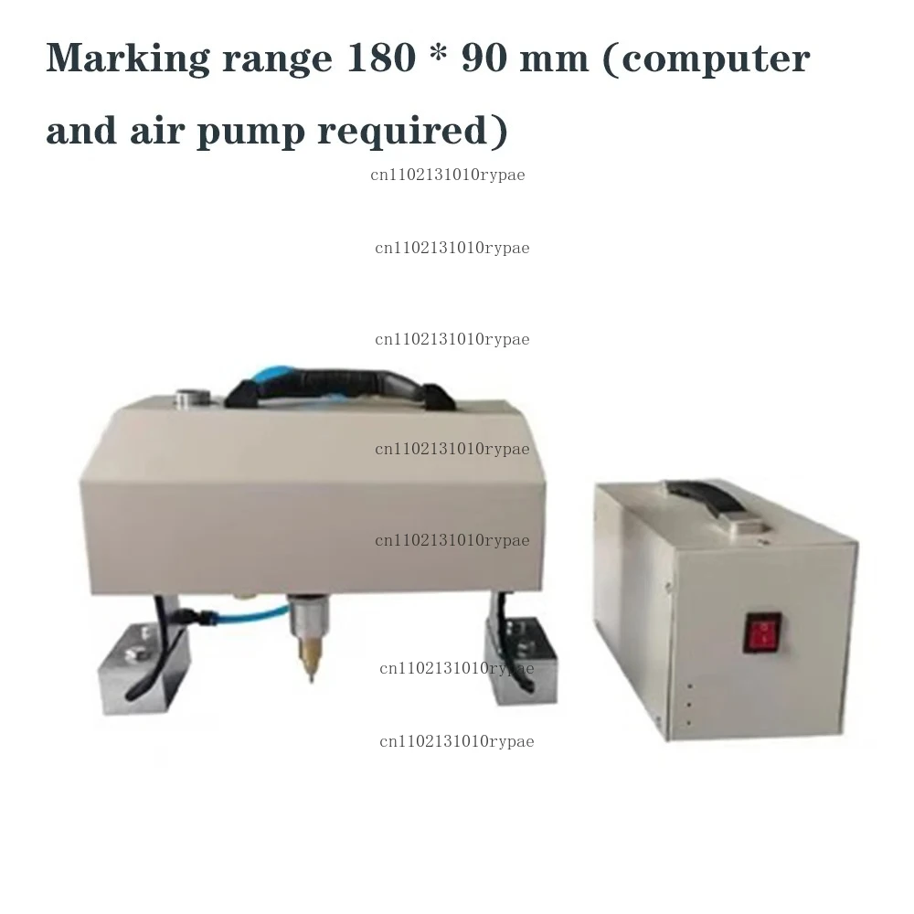 Portable Engraving Pneumatic Marking Machine 120x30 160x90 140x40mm Touch Screen For Nameplate Cylinder Number Frame Chassis