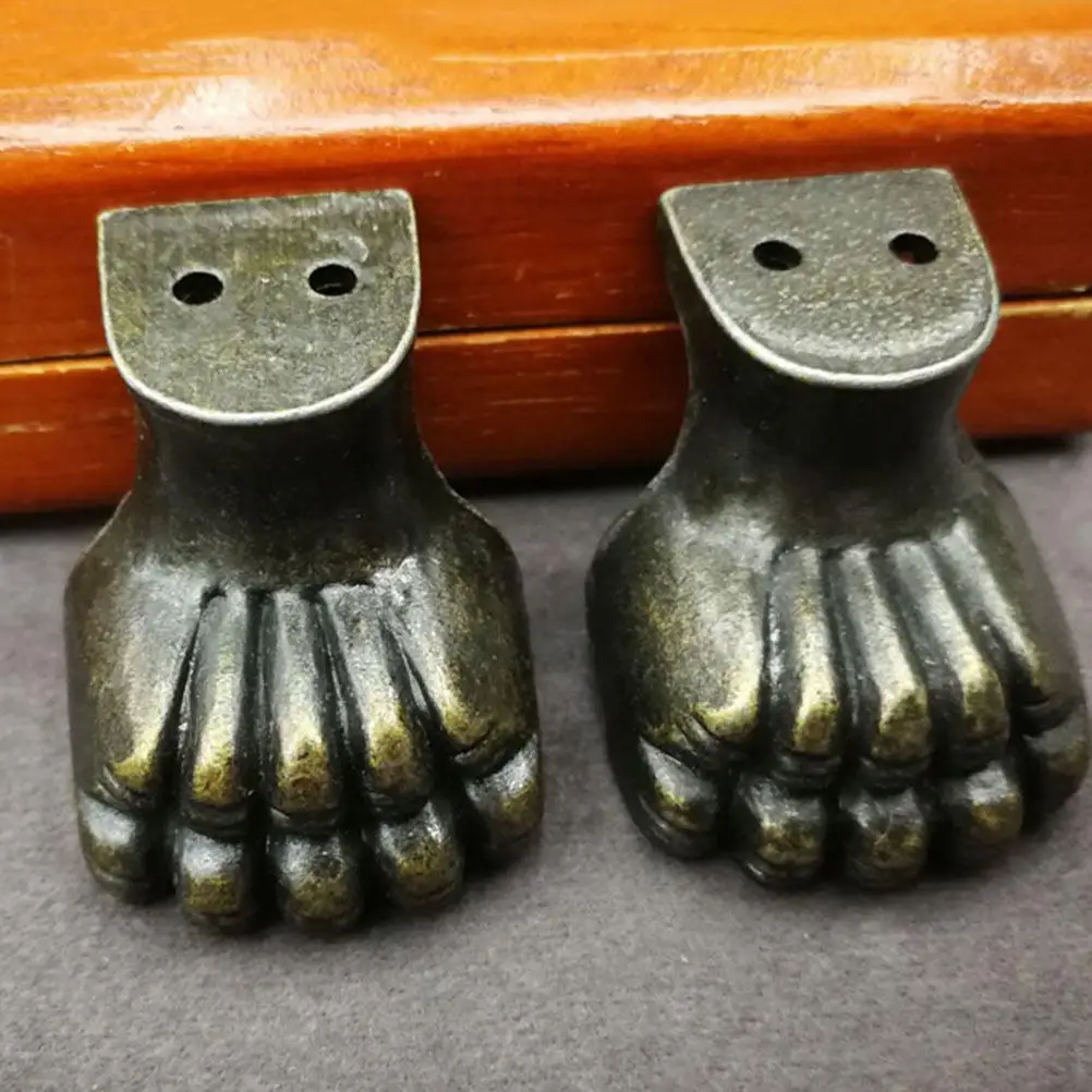 

10Pcs Zinc Alloy Furniture Leg Corners Protective Feet Decorative Vintage Wooden Box Jewelry Case Legs Wooden Case Legs