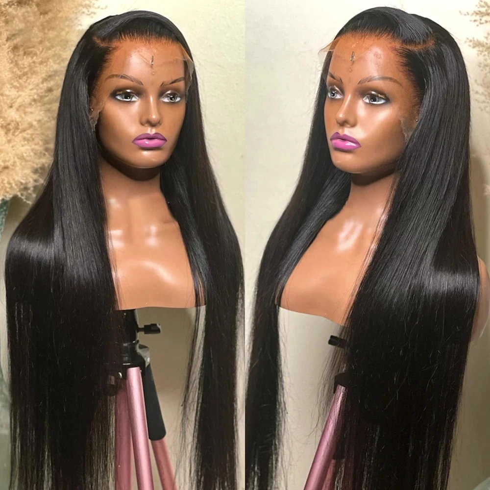 Straight HD Lace Frontal Wig Human Hair Wigs 13x4 13x6 Transparent Lace Front Wigs Pre Plucked Brazilian Cheap Lace Wigs On Sale