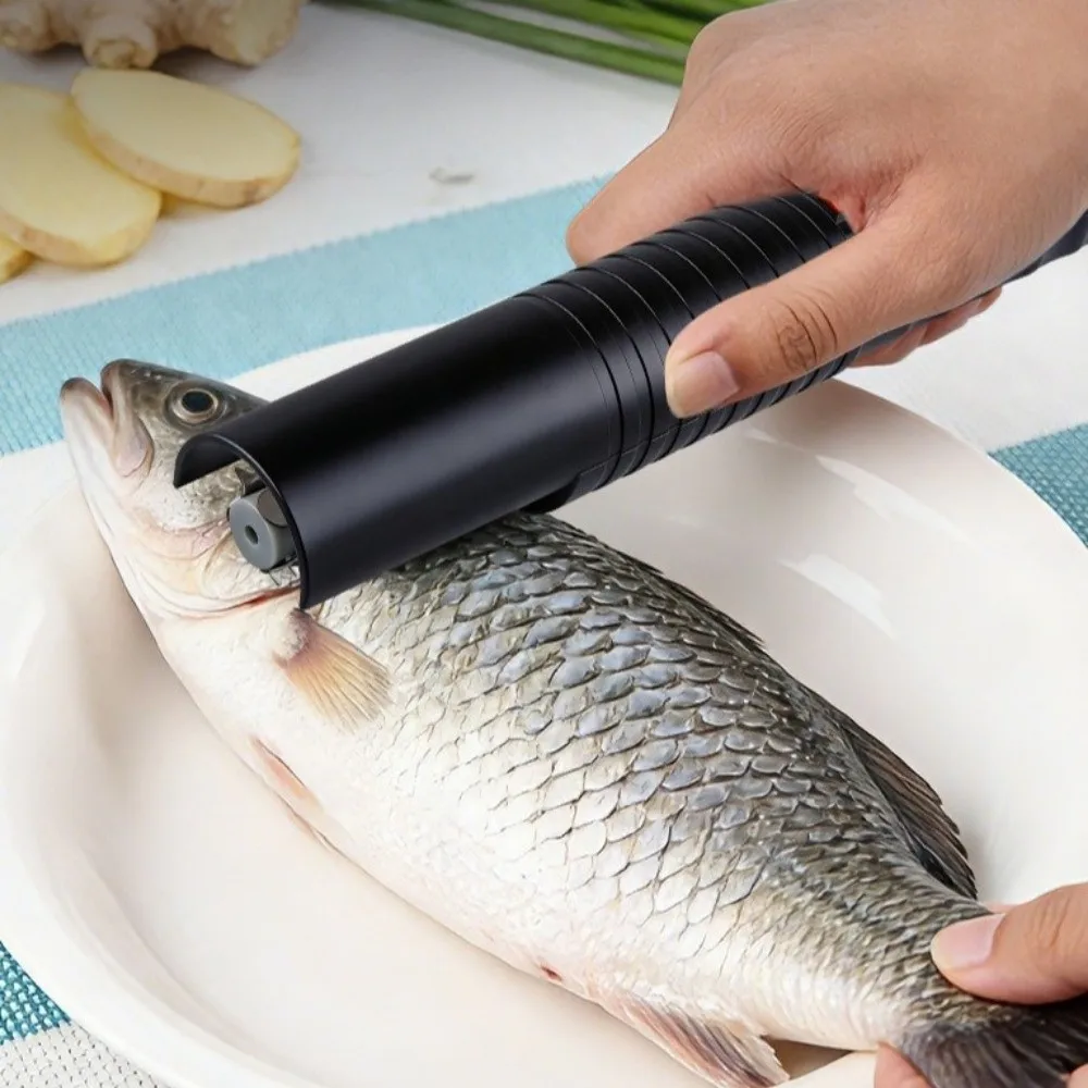 Wireless Electric Fish Scaler Handheld Waterproof Fish Scale Remover USB Charging Effort Saving Fish Cleaning Tools Kitchen