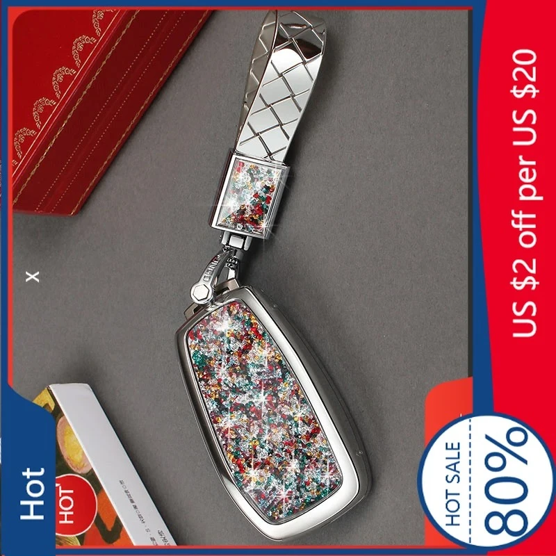 

Для MERCEDES-BENZ 2026, горячая автомобильная наклейка из сплава, специальный алмазный брелок для ключей, чехол для ключей для Mercedes benz W177 W205 W213 W222 20