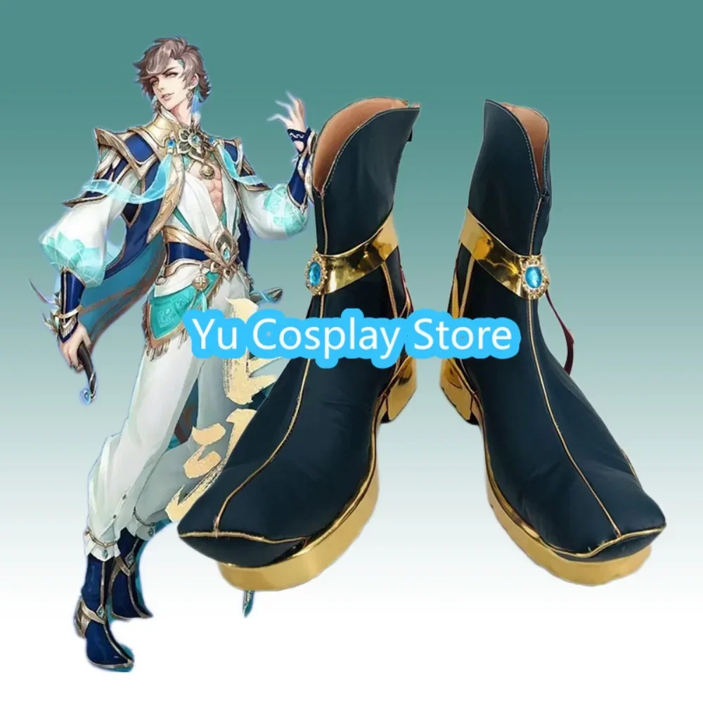 

Yu Косплей Магазин Honor Of Kings Fei Обувь для косплея Аниме Конвенские ботинки Аниме Игры Ролевая обувь Сапоги Хэллоуин Вечеринка
