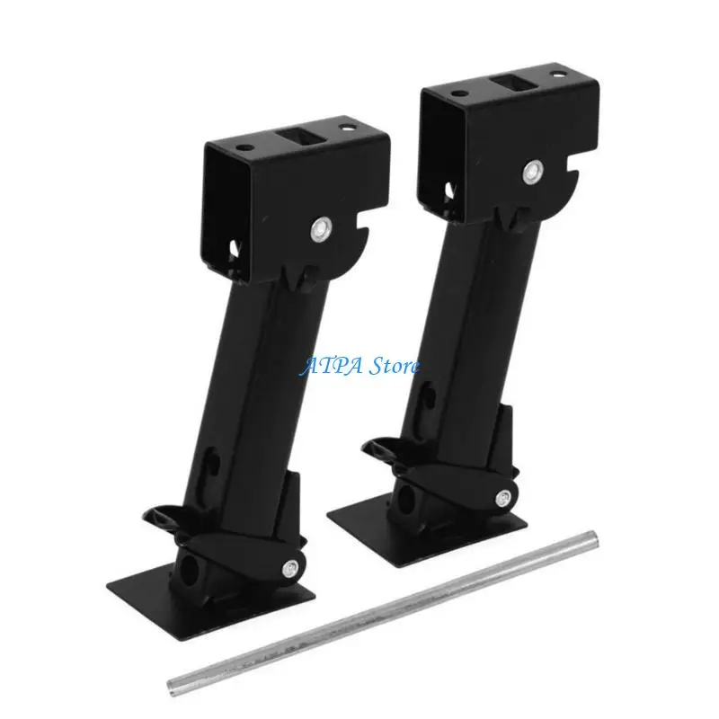 

U13C 2pcs Folding Trailer Lift Stabilizers Leg Strong 450kg Capacity for RVer