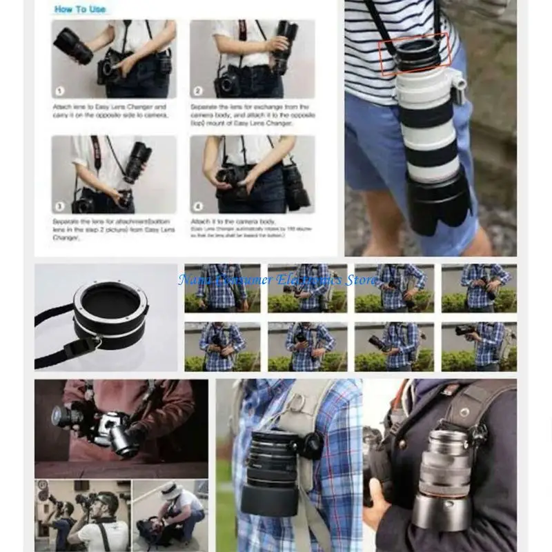 g7ne-使いやすいダブルレンズアダプターレンズフリッパーカメラ用固体構造高品質のショット写真レンズアダプター