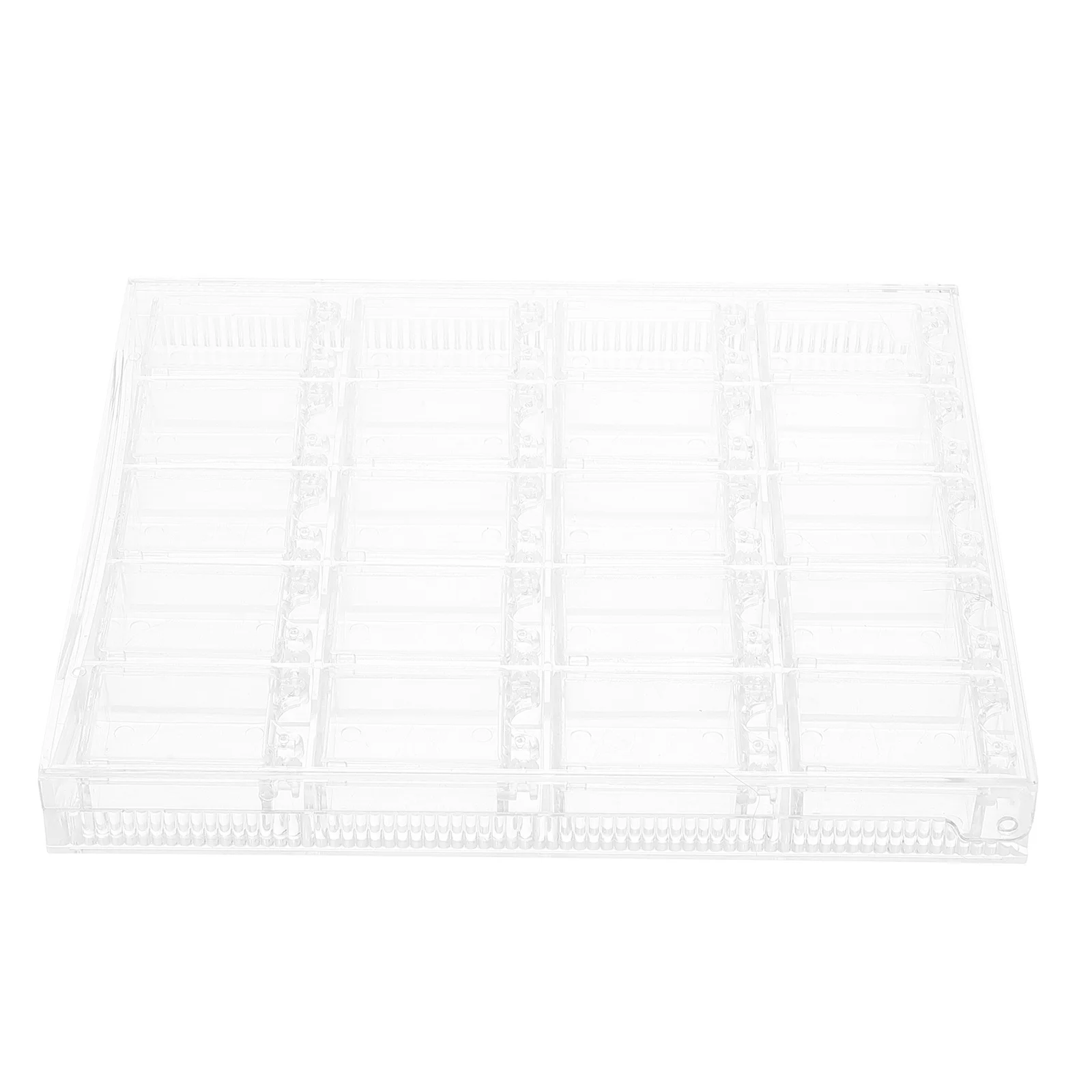 

36 Grids Acrylic Jewelry Storage Box Nail Charm Organizer For Rhinestones Beads Glitter Compartment Case Nail Art Tools