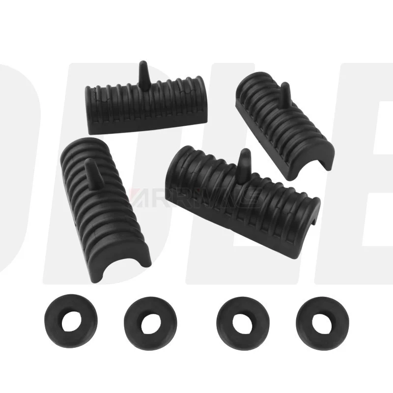 Motorcycle Rubber Grommet Support Cushion Hard Saddlebag Saddle Hard For Harley Touring Road King Electra Street Glide