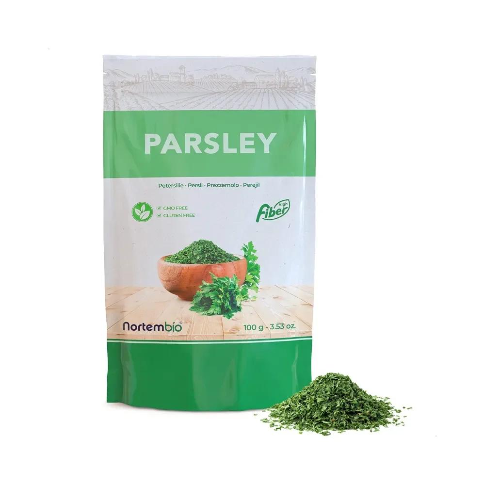 NORTEMBIO Perejil Seco 100% Natural 100g | Sin Conservantes ni Aditivos | Para Aliños y Salsas