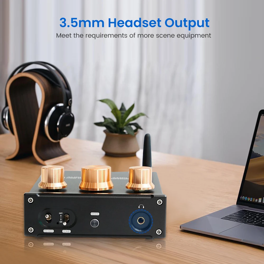 Lyele Audio TPA3116 Digital Port Bluetooth 5.0 HIFI home desktop mini sound amplifier 50W*2 optical fiber coaxial