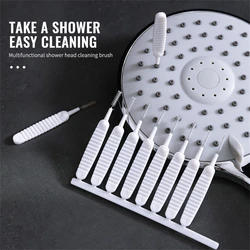 1set  Shower Head Cleaning Brush  Anti-clogging Small Brush Pore Gap Cleaning Brush  Micro Nylon Brush Toilet Accessories