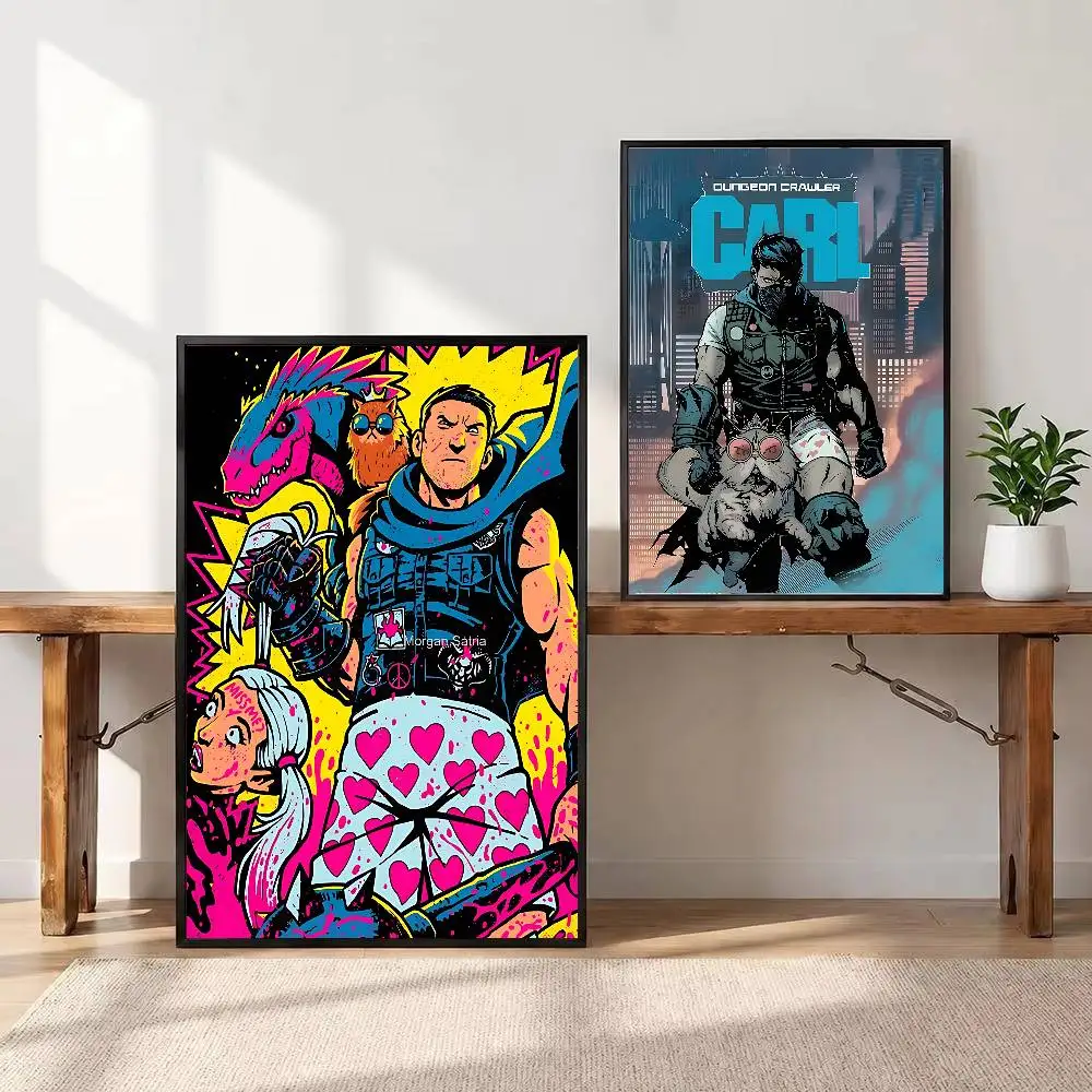 FOR Dungeon Crawler Carl Poster HD Anime Hot Theme Singer/OST/Movie-Waterproof Self-Stick Home Decor